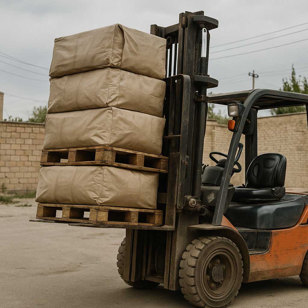 خاموش شدن لیفتراک زیر بار