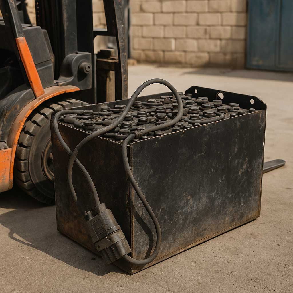 خالی شدن سریع باطری لیفتراک