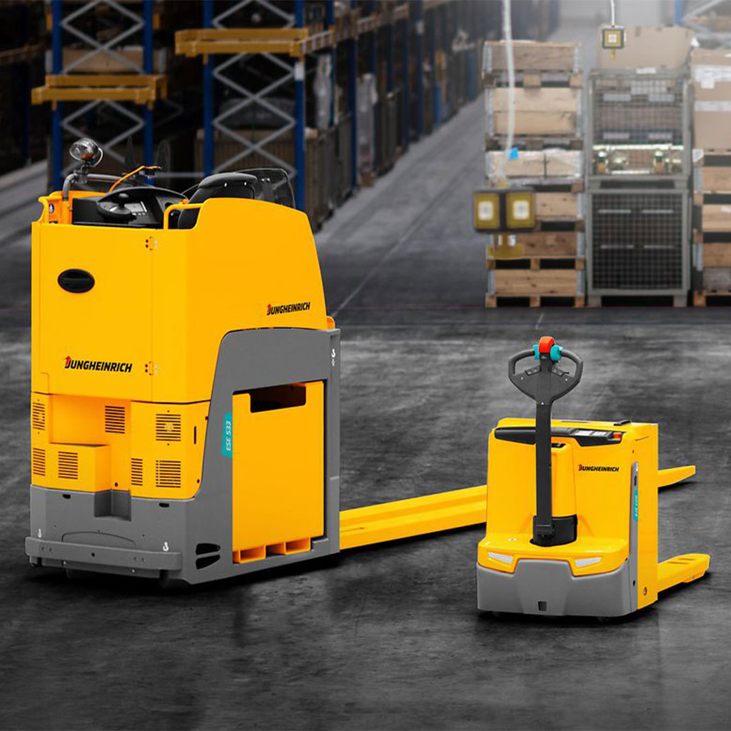 کار با پالت تراک برقی